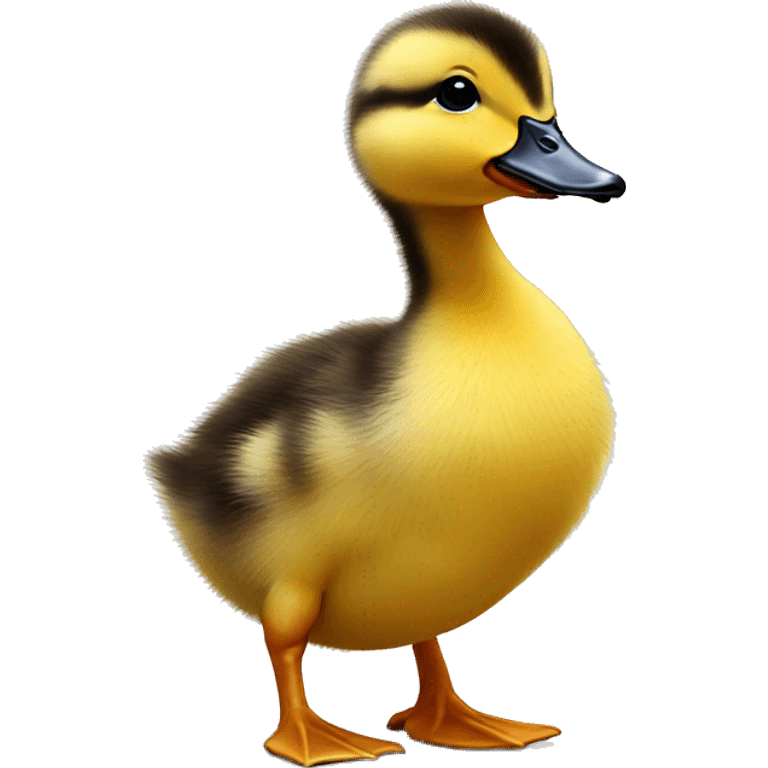 Realistic baby duckling emoji