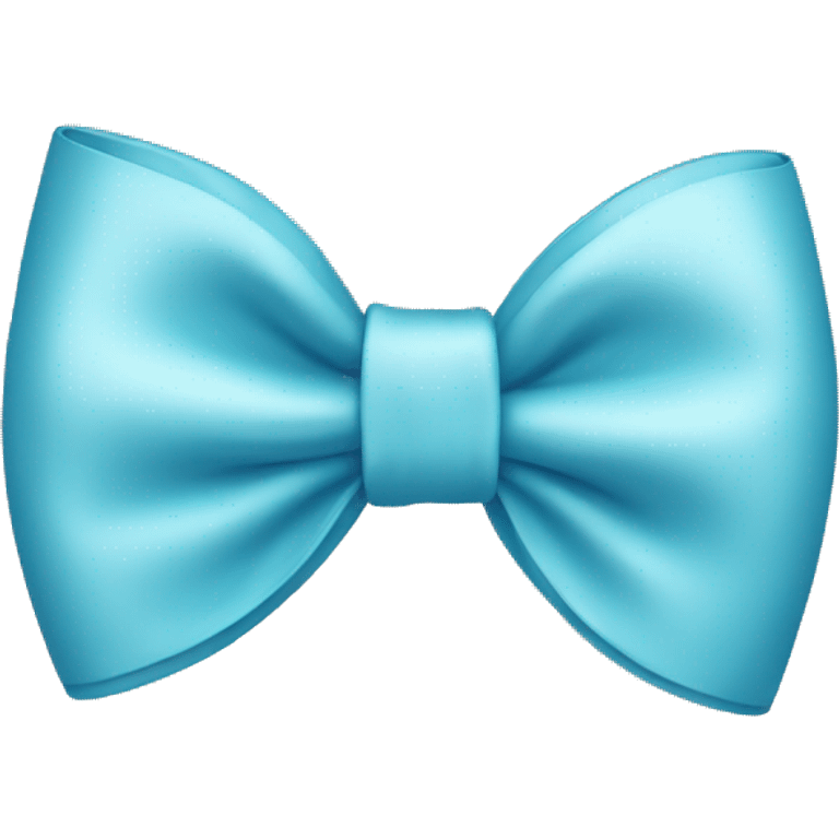 light blue bow emoji