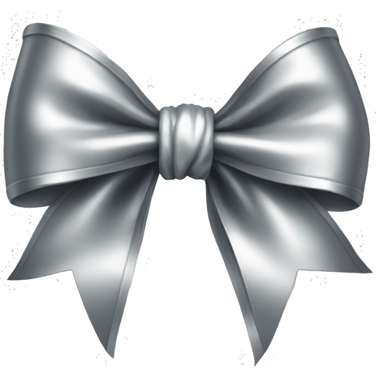 Silver bow emoji