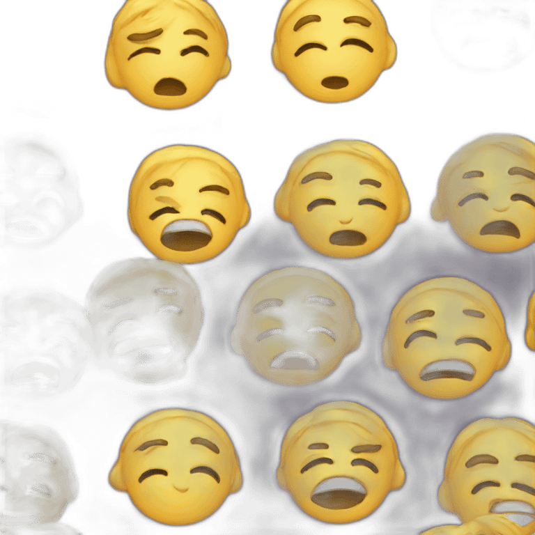 Someone crying, happy and angry emoji