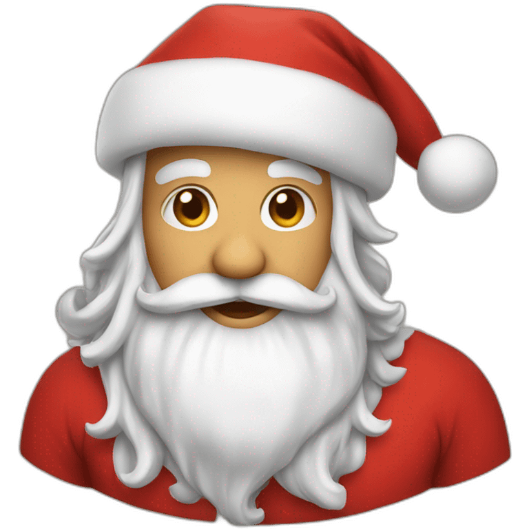 Santa flause emoji