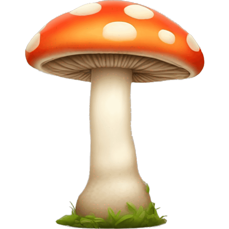 Big colored mushroom emoji