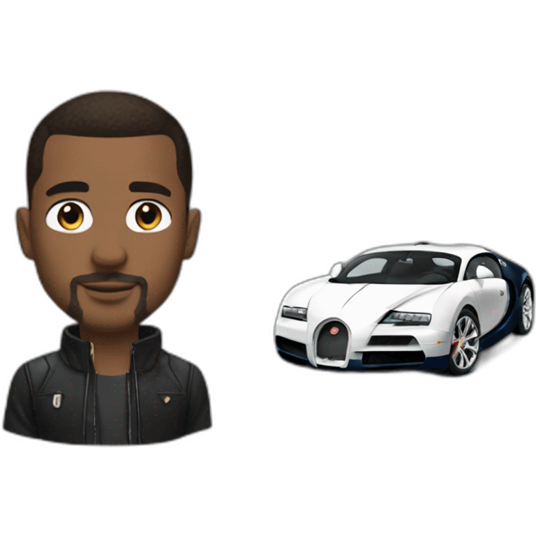 Andrew tate and his bugatti emoji