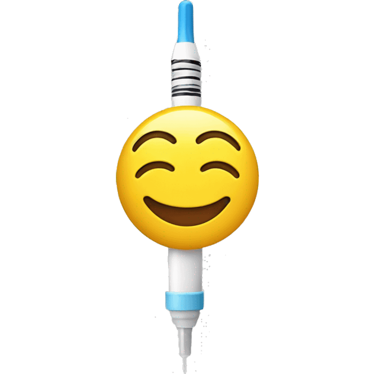 SMILEY WITH NEEDLEFREE INJECTION emoji