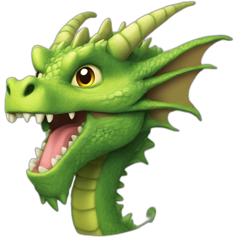 Dragon trois têtes emoji