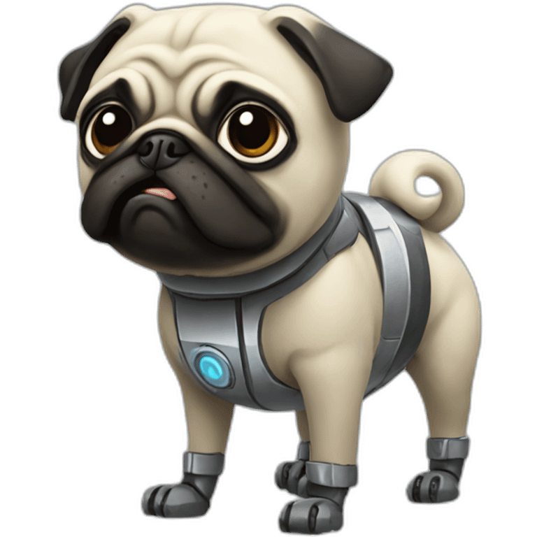 pug-robot emoji