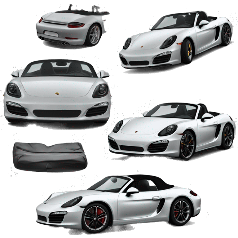 porsche 981 boxster black emoji