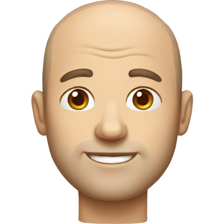 balding man emoji