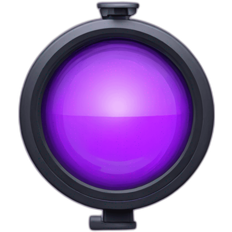 purple scope emoji