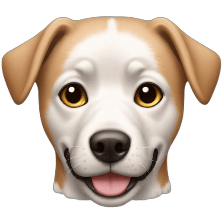 Chien marron clair et noir emoji