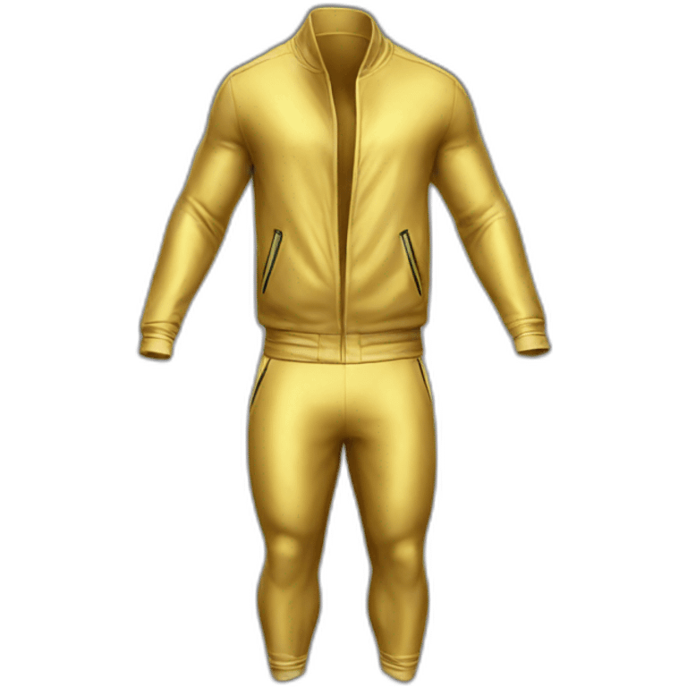 gold gym suit emoji