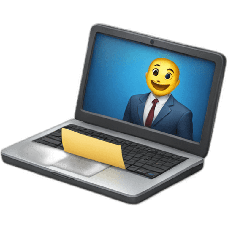 laptop resume emoji