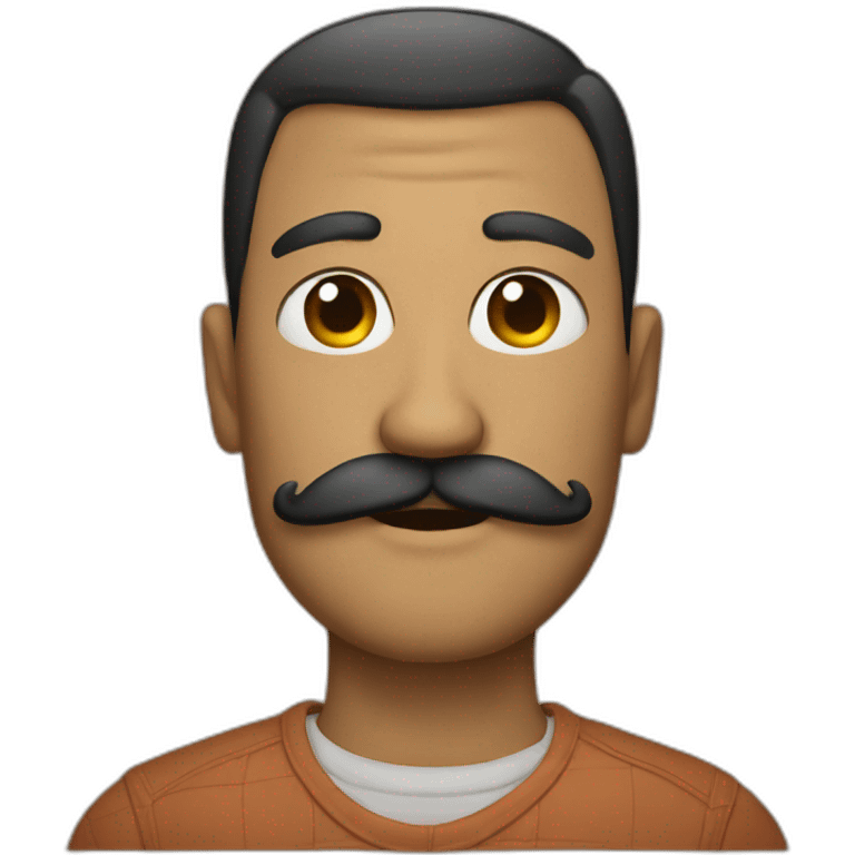 father with mustache emoji