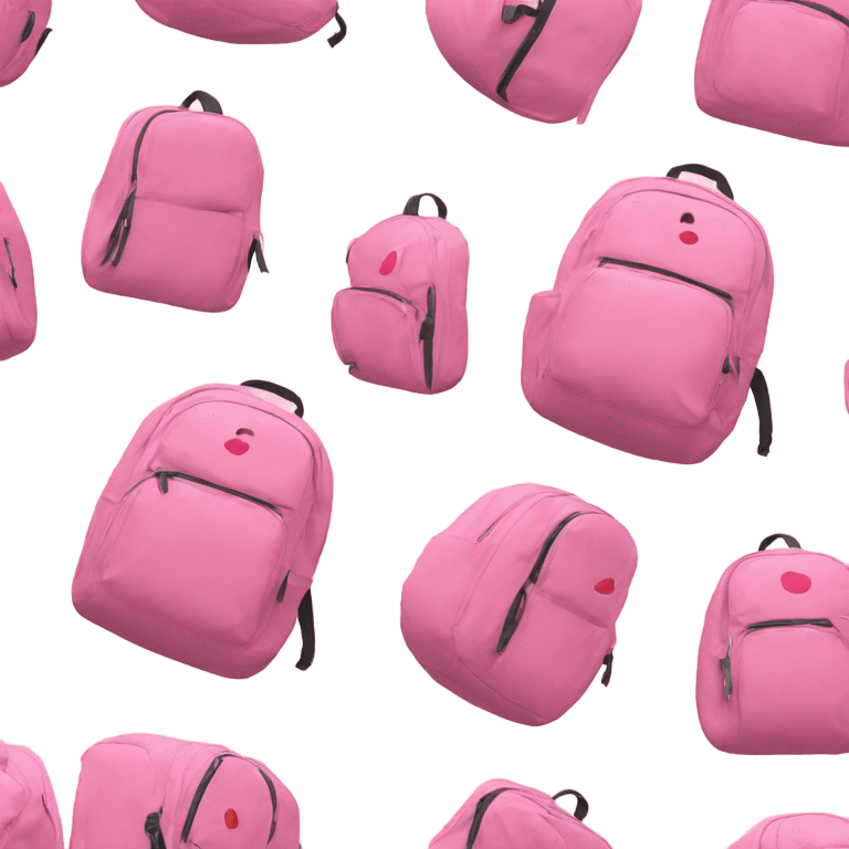 japan backpack pink  emoji