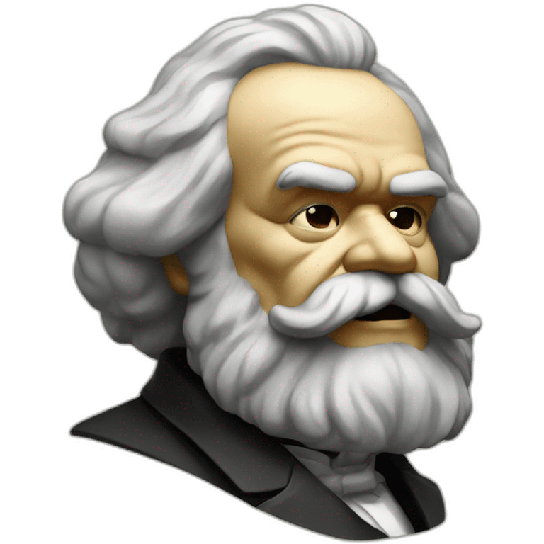 karl marx smokes marijuana emoji