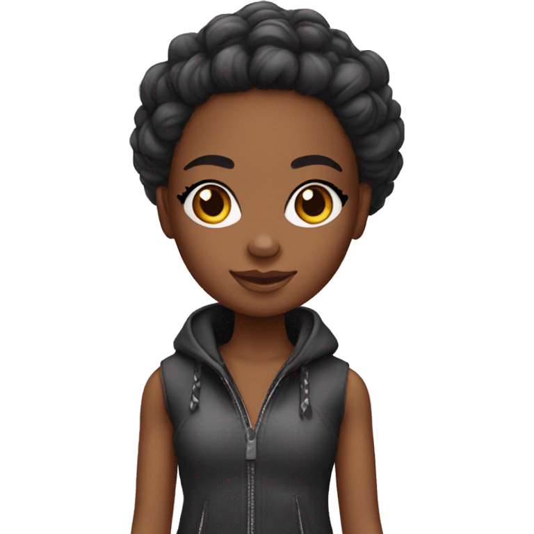 Black girl brats doll emoji