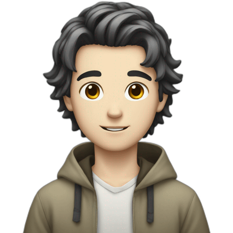 white boy with kurai emoji