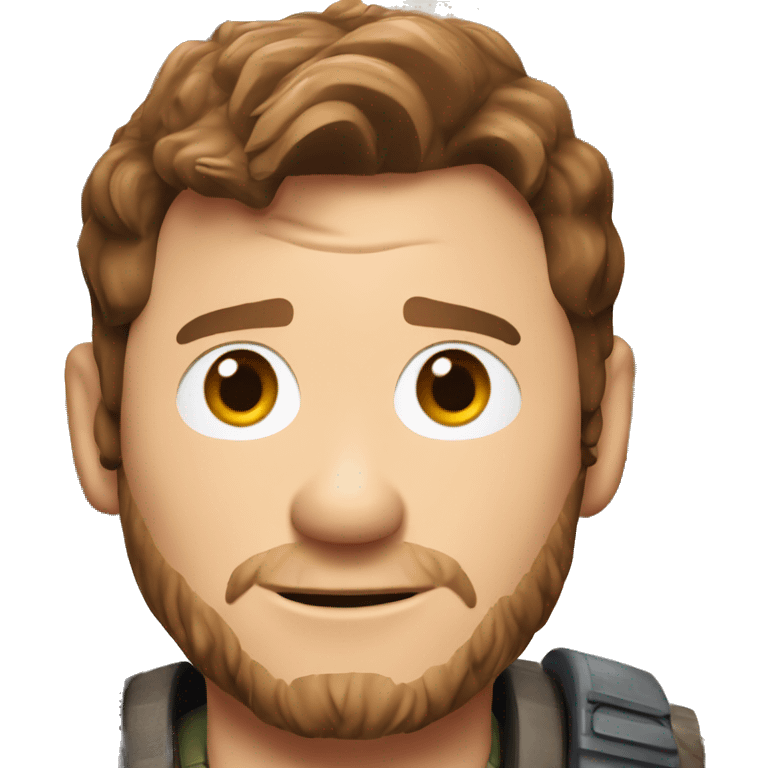 Chris pratt of Jurassic world emoji