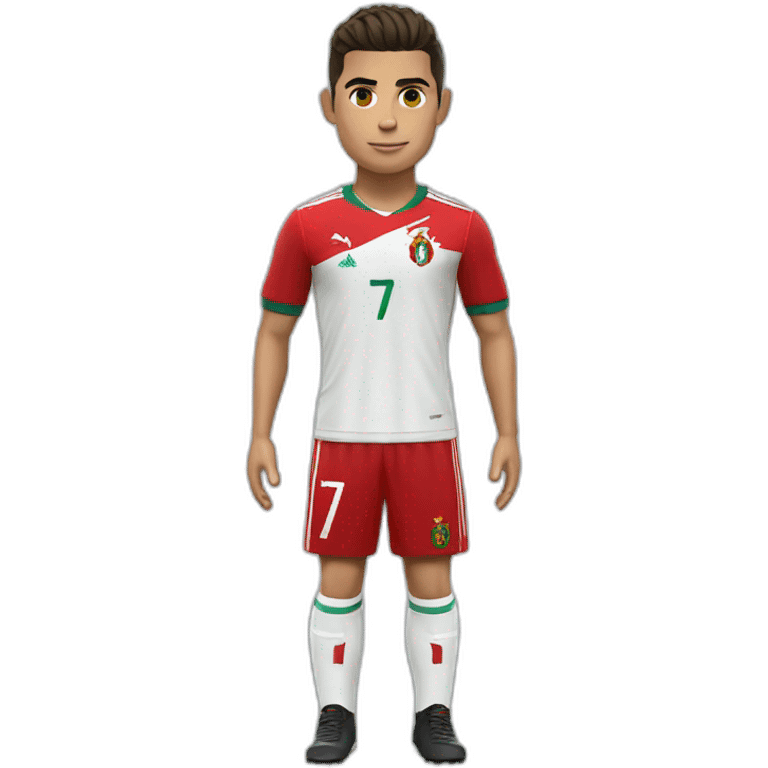 cristiano ronaldo portugaly uniform emoji