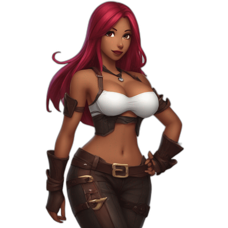 Katarina league of legends busty sfw emoji