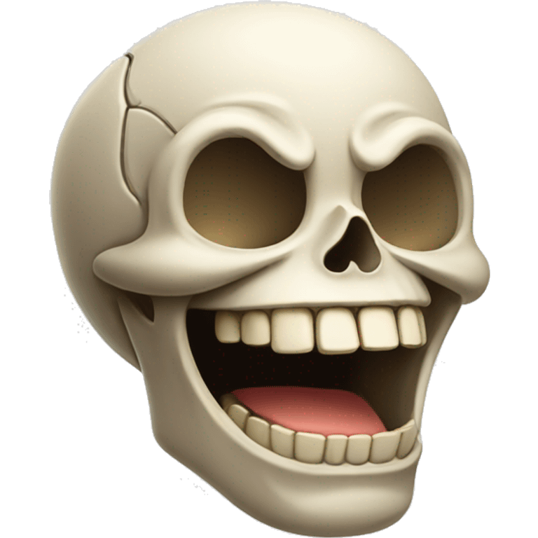 skull laughing emoji