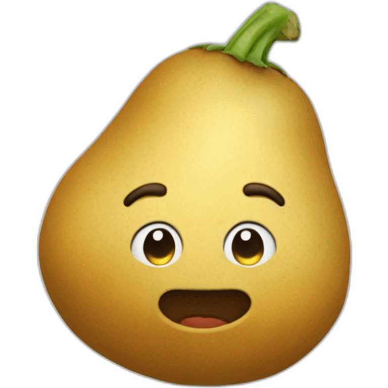 Patate qui rigole emoji