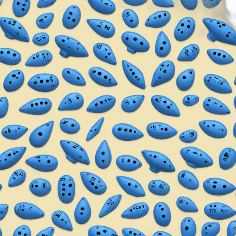 Erlandskian instrument blue ocarina emoji