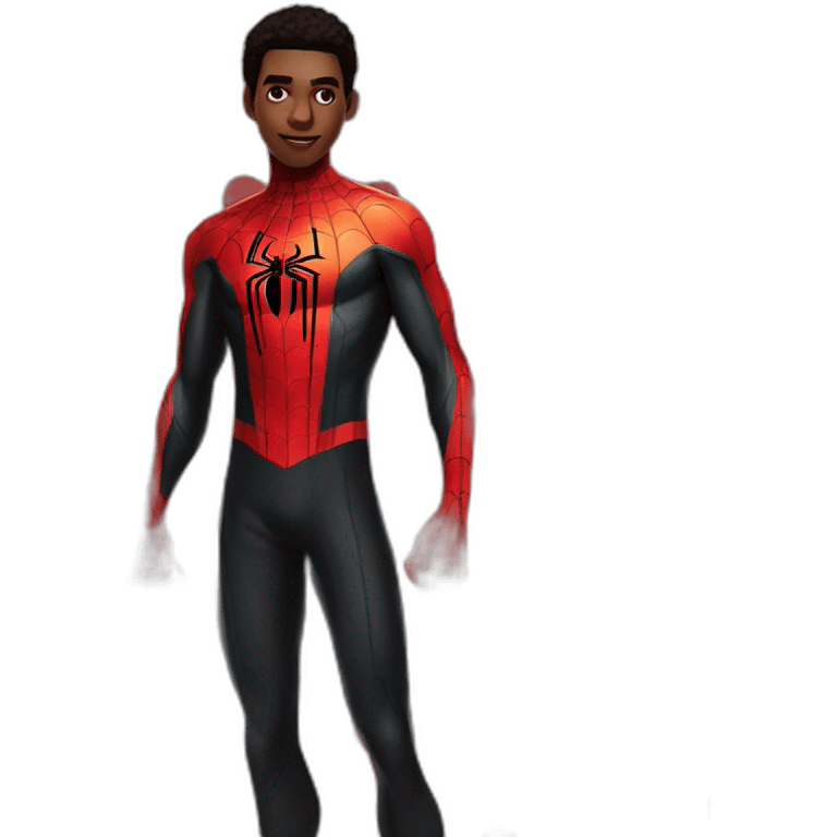 Spiderman miles morales emoji