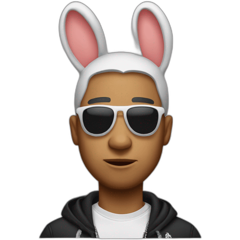 bad bunny rapper emoji