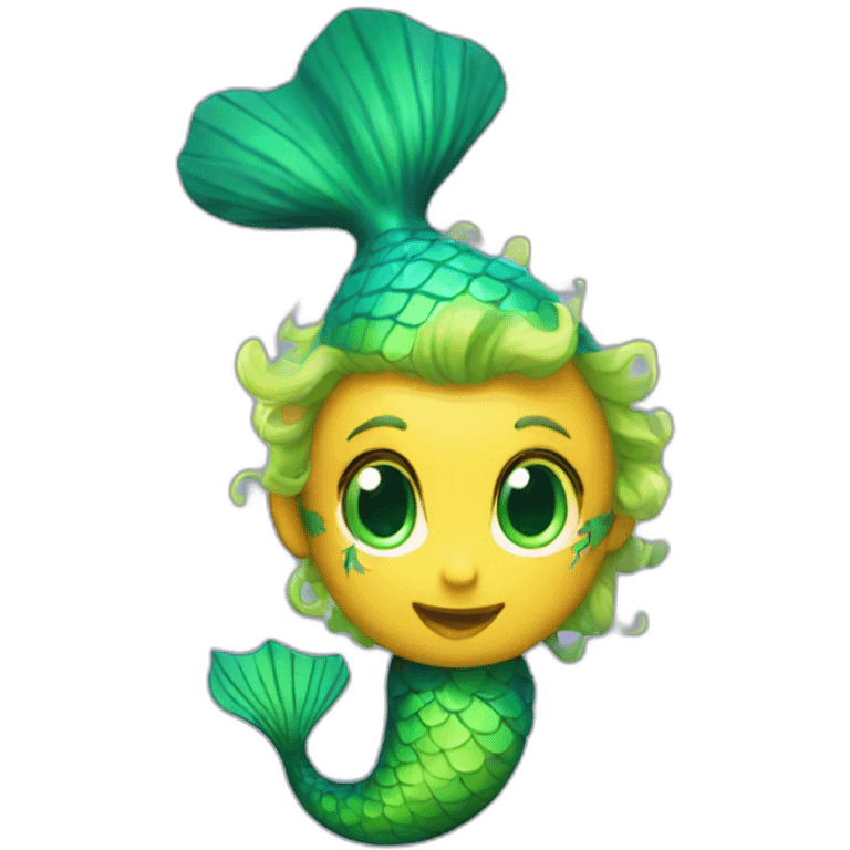 radioactive mermaid emoji