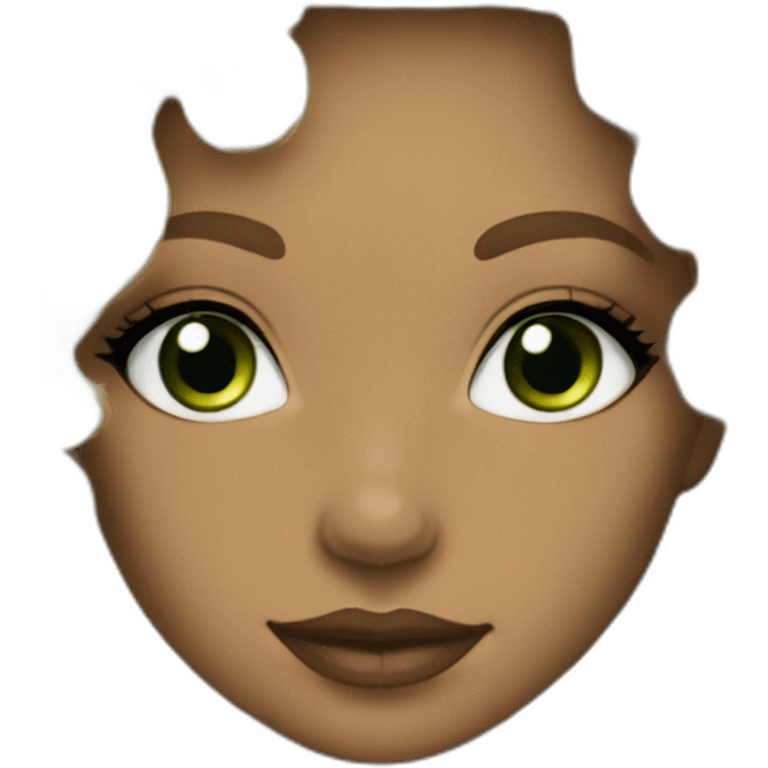 Light skin wsh Green eyes blonde curly hair emoji