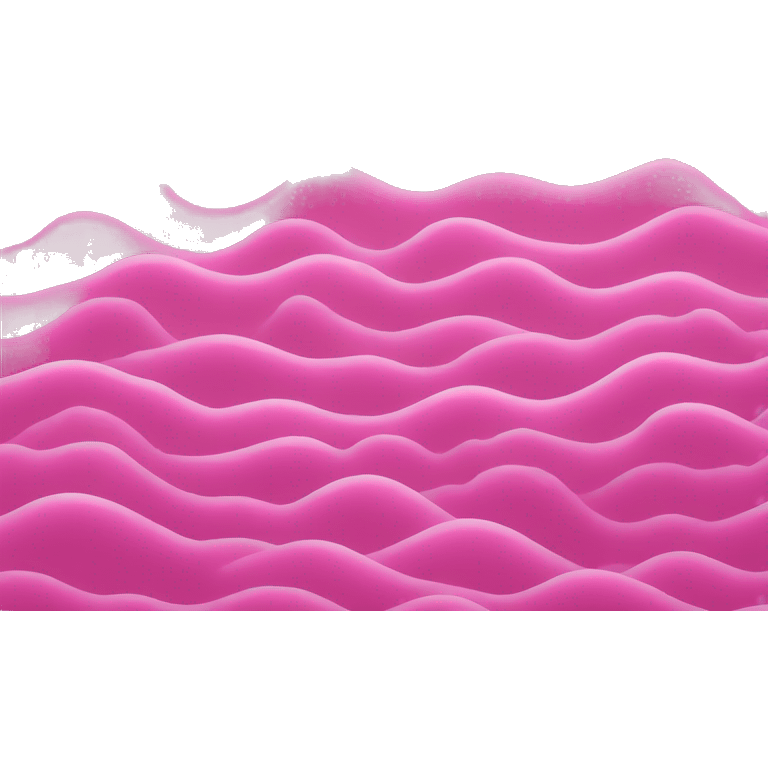 Pink ocean waves emoji