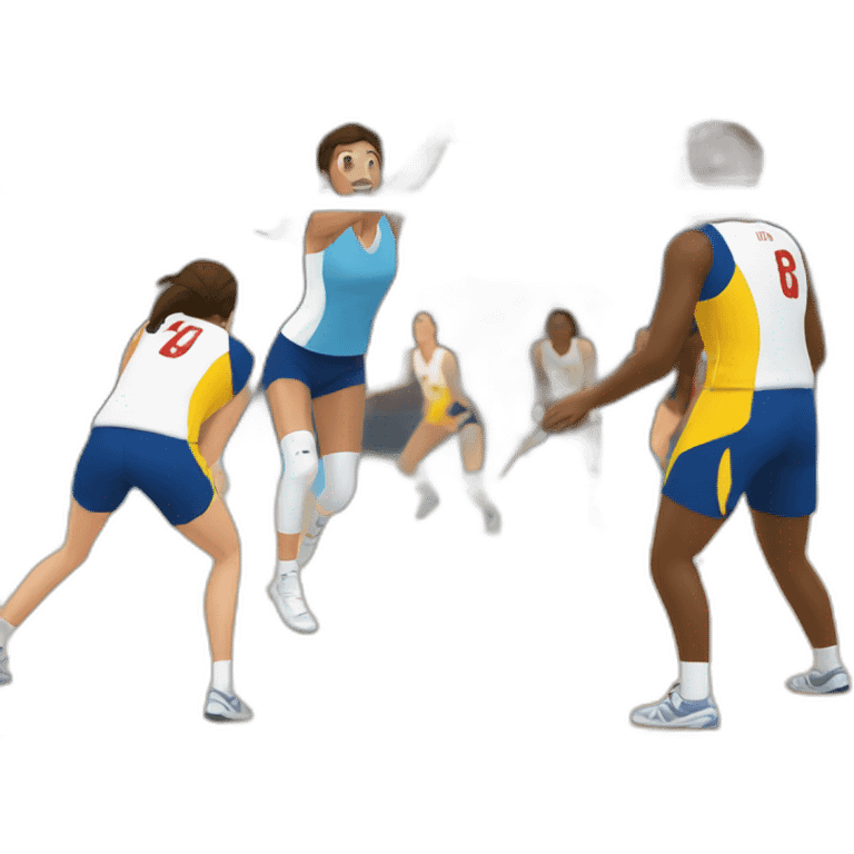 Attaque au volleyball emoji