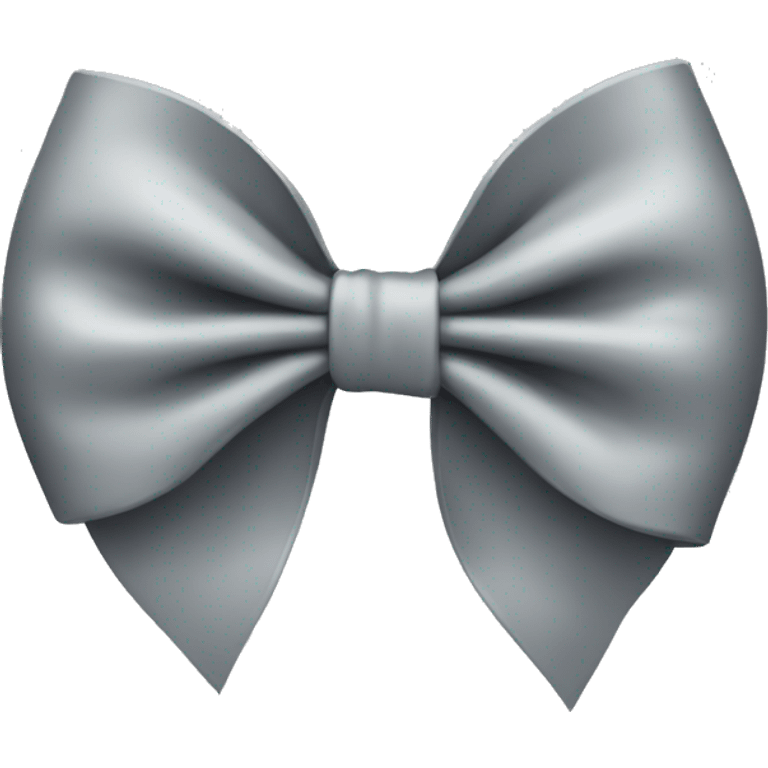 grey bow emoji