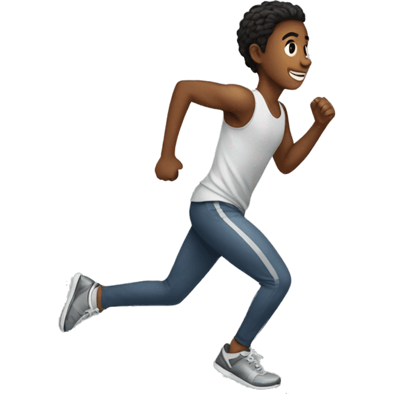 teen running emoji