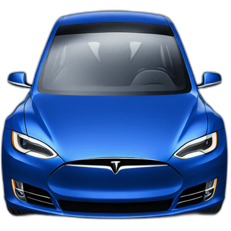 blue-tesla emoji