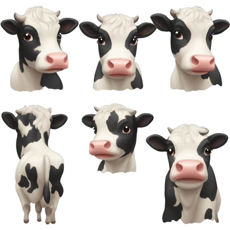 Mini cow emoji