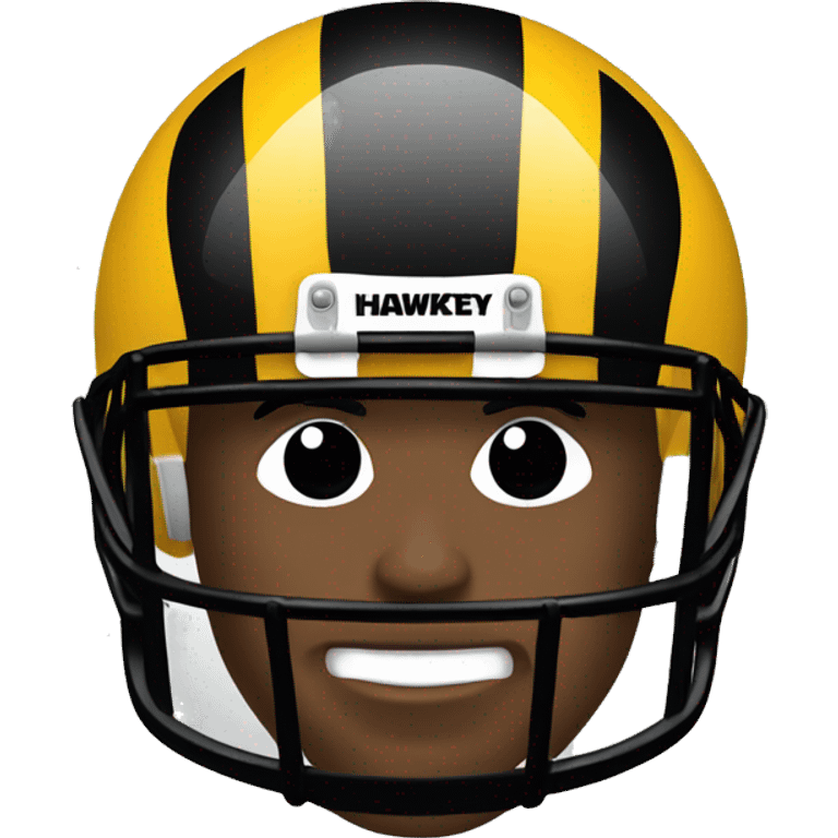 Iowa Hawkeyes Football emoji