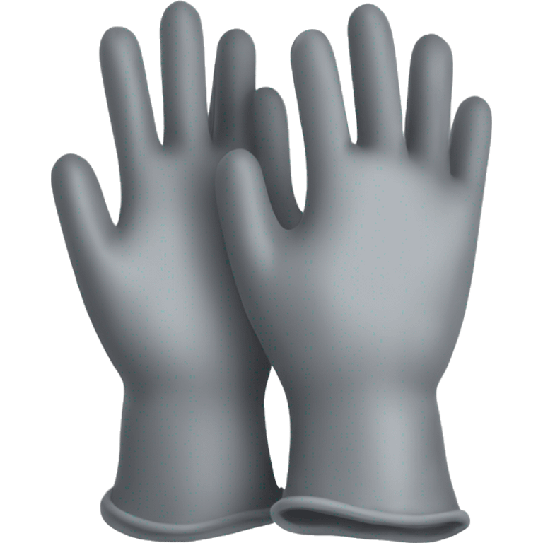 Pair of Nitrile gloves  emoji