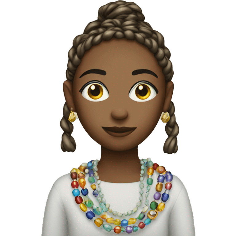 Bead girl emoji