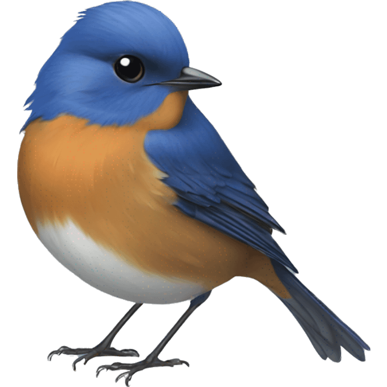 blue robin clipart symbol emoji