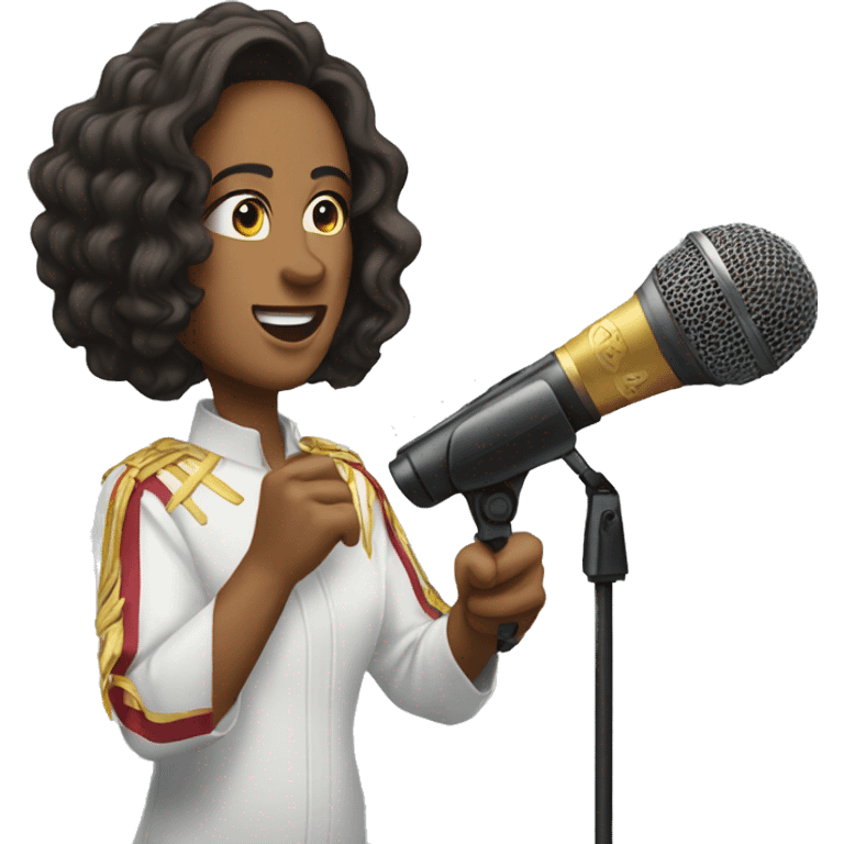 Kamala dropping microphone to the flor emoji