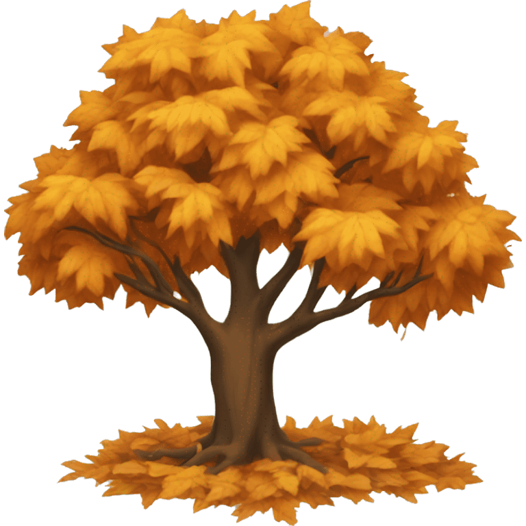 Fall tree emoji