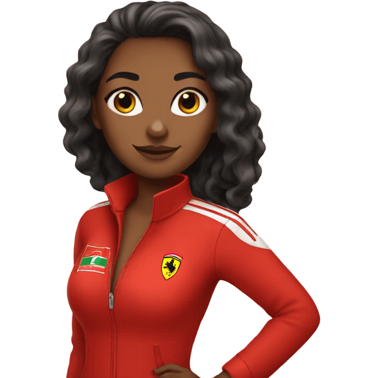 Ferrari girl emoji