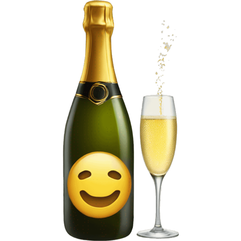 Sparkling wine emoji