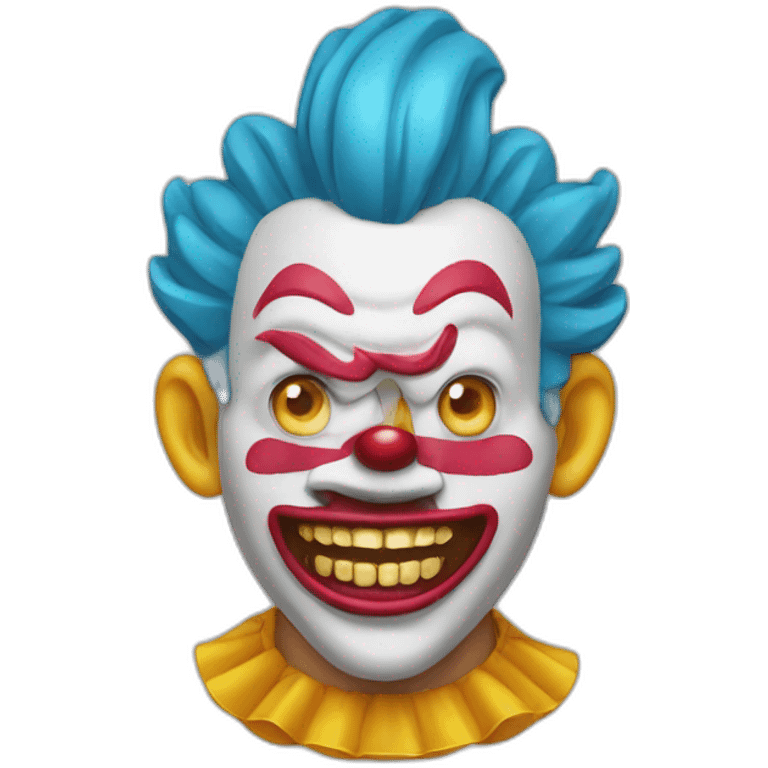 Clown avec des grillz emoji