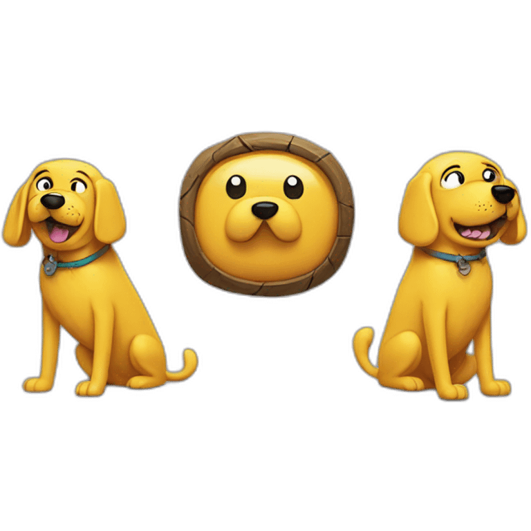 Jake the dog adventure time emoji