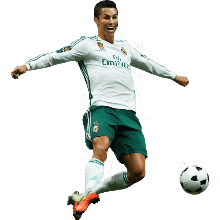 Cristiano Ronaldo fliying emoji