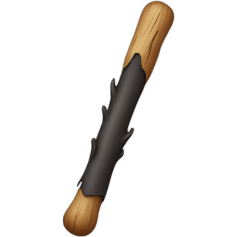 thick stick with bulbous end emoji