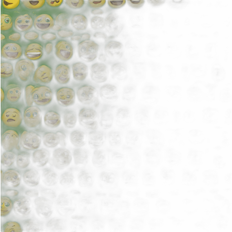 Emoji avec cœur vert dans les yeux emoji